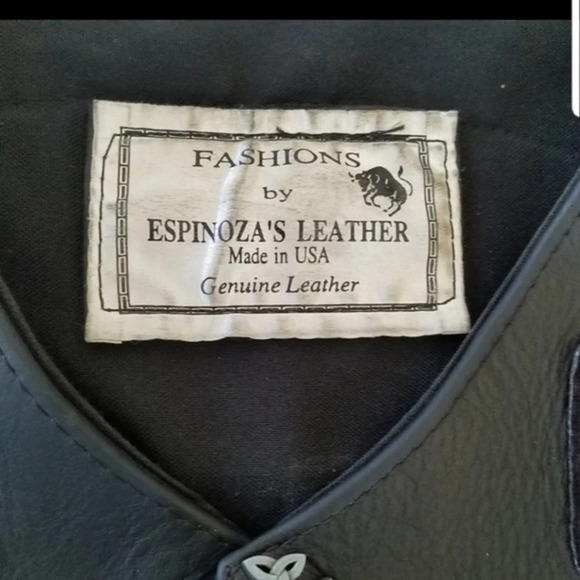 Harley-Davidson Custom Made Leather Side Laced Vest - Picture 6 of 13